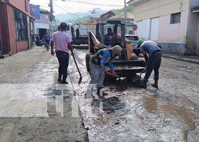 Foto: Apoyo de la alcaldía de Matagalpa a familias con afectaciones por lluvias / TN8