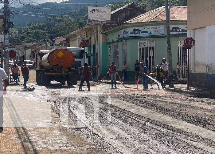 Foto: Apoyo de la alcaldía de Matagalpa a familias con afectaciones por lluvias / TN8