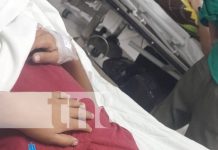 Foto: Niño lesionado al ser atropellado por un camión en Carazo / TN8