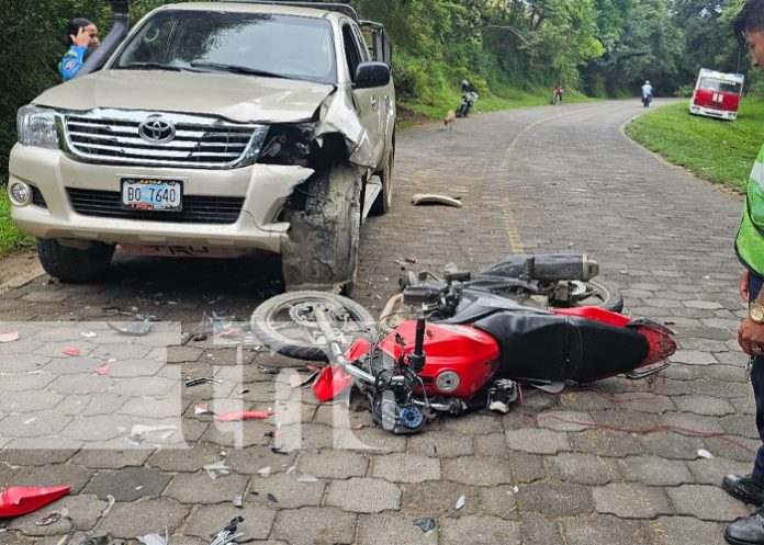 Foto: Fuerte accidente en El Jícaro, Nueva Segovia / TN8