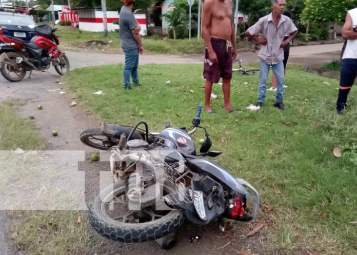 Foto: Mortal accidente en Rivas con una moto y una rastra / TN8