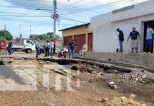 Foto: Reparación de calles y rampas en Nandaime / TN8