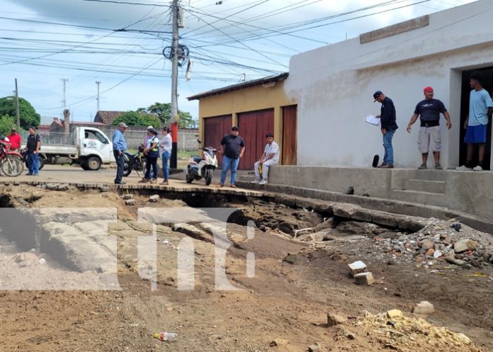 Foto: Reparación de calles y rampas en Nandaime / TN8