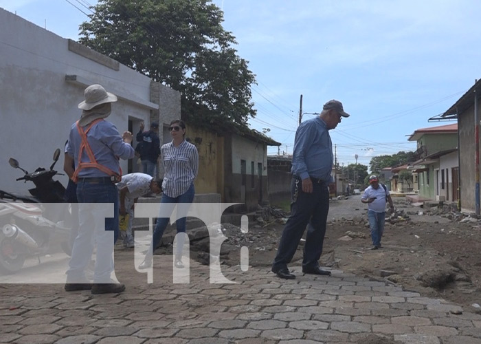 Foto: Reparación de calles y rampas en Nandaime / TN8