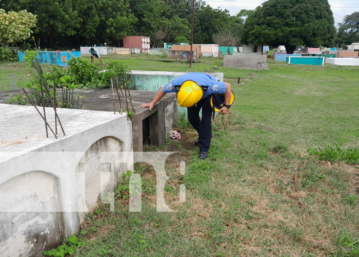 Foto: Limpieza de cementerios en Nandaime / TN8