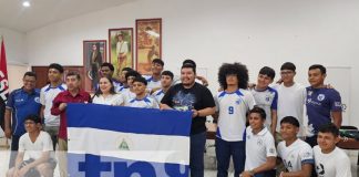 Foto: Abanderamiento de la selección nacional de balonmano en Nicaragua / TN8