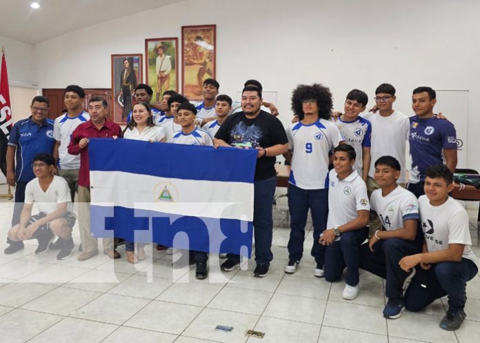 Foto: Abanderamiento de la selección nacional de balonmano en Nicaragua / TN8