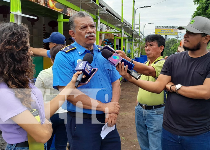 Foto: Inspección de los puestos de pólvora en Managua / TN8