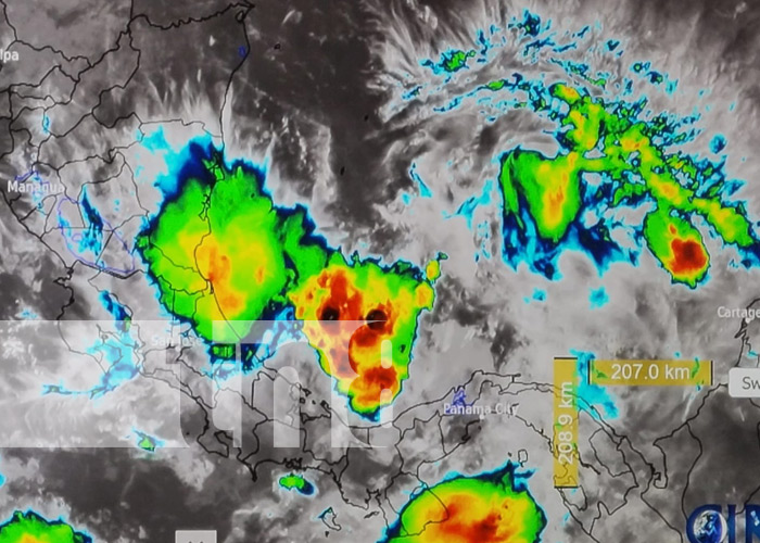 Foto: Pronóstico del clima en Nicaragua por INETER / TN8