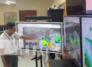 Foto: Pronóstico del clima en Nicaragua por INETER / TN8