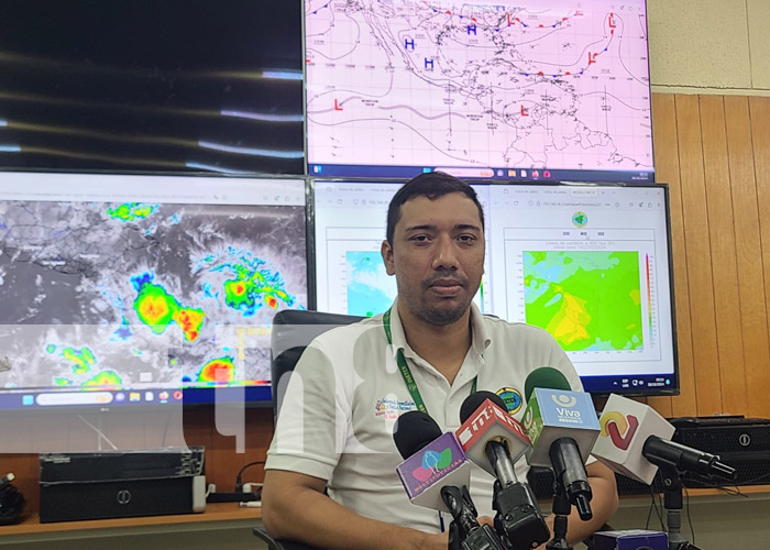 Foto: Pronóstico del clima en Nicaragua por INETER / TN8