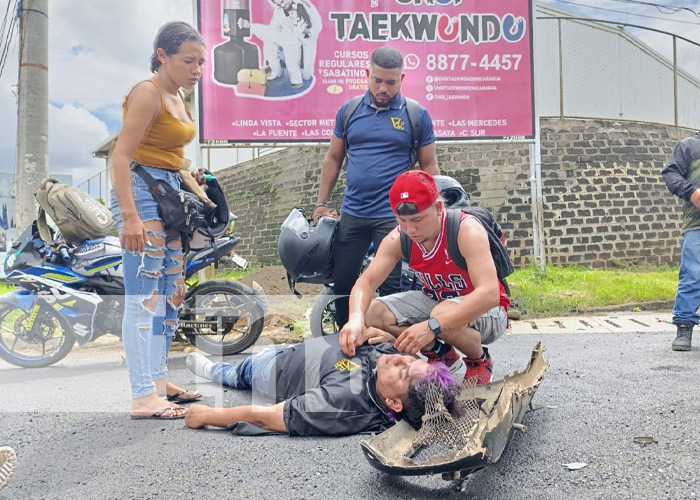 Foto: Accidente en sector de la Pista Suburbana, Managua / TN8