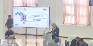 Foto: Presentación del proyecto sobre el Presupuesto General de la República de Nicaragua 2025 / TN8