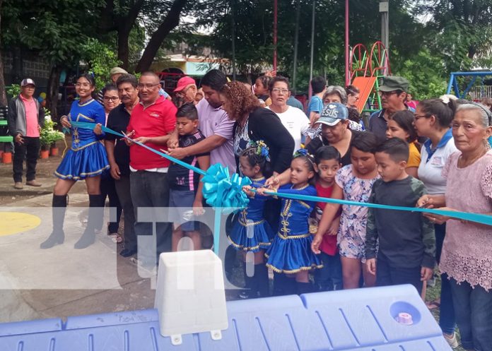 Foto: Parque remodelado en la Villa José Benito Escobar en Managua / TN8