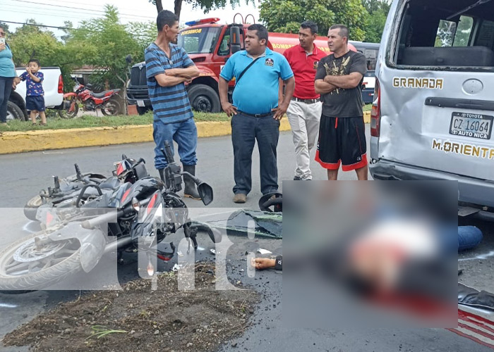 Foto: Accidente mortal en Carretera a Masaya / TN8