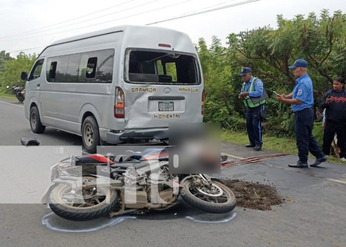 Foto: Accidente mortal en Carretera a Masaya / TN8