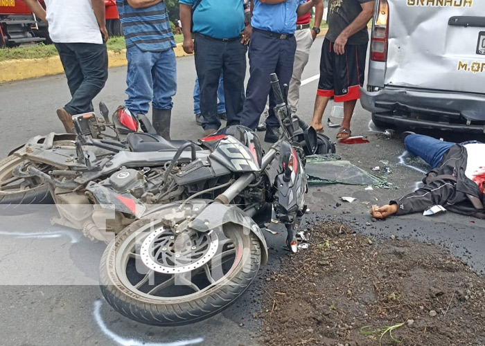 Foto: Accidente mortal en Carretera a Masaya / TN8