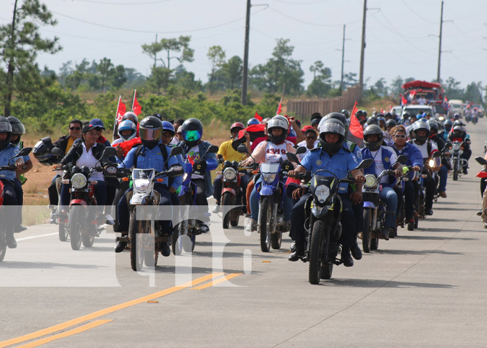 Foto: Celebran segundo tramo de carretera entre Sahsa y Bilwi / TN8