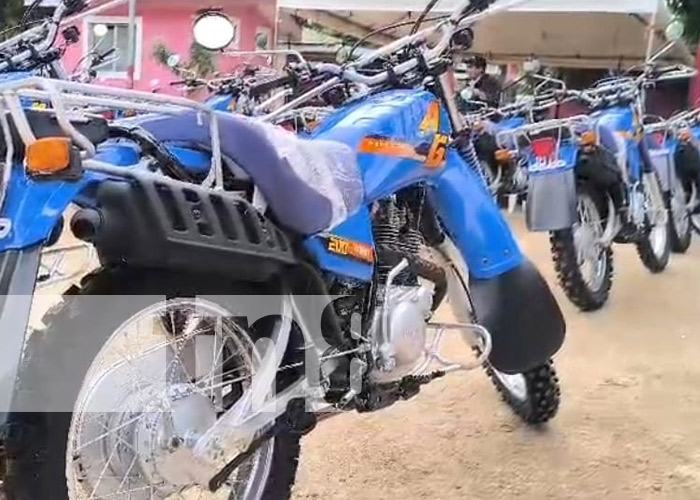 Foto: Nuevas motos para la salud de Nueva Segovia / TN8