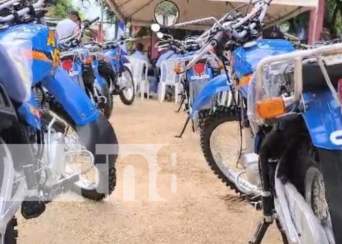 Foto: Nuevas motos para la salud de Nueva Segovia / TN8