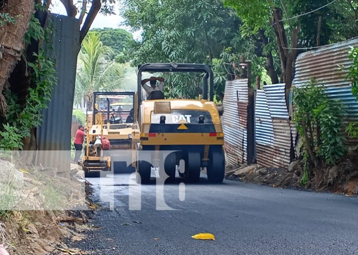 Foto: Mejores calles en el barrio Sol de Libertad, Managua / TN8