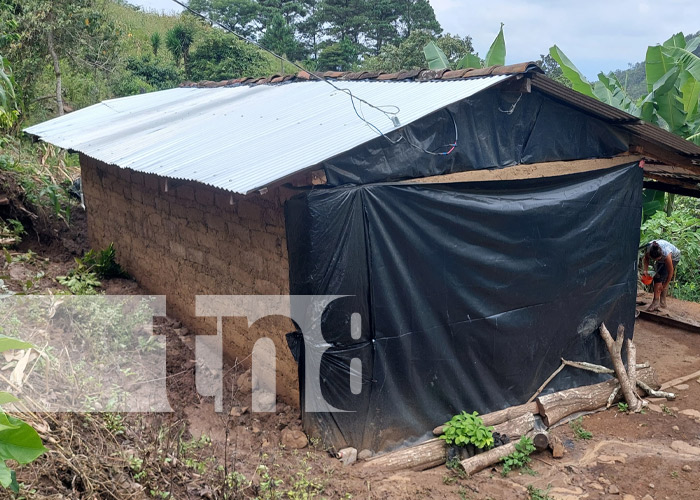 Foto: Familias afectadas por fuertes lluvias en Somoto, Madriz / TN8