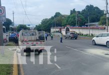 Foto: Insólita muerte de un hombre en la Carretera a Masaya / TN8