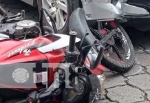 Foto: Accidente de tránsito en sector de La Tenderí, Managua / TN8