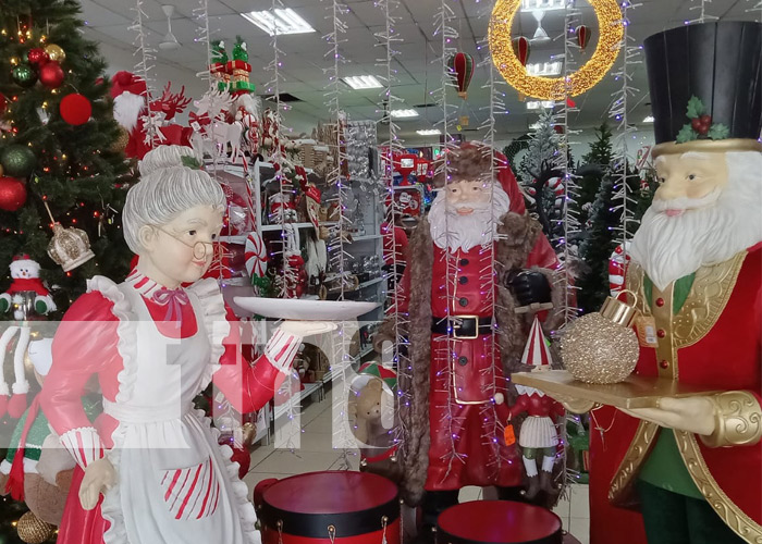 Foto: Mercados de Nicaragua llenos de adornos de Navidad / TN8