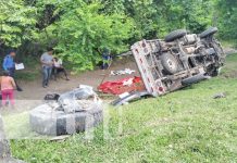 Foto: Vuelco por dormirse al volante en Ometepe / TN8