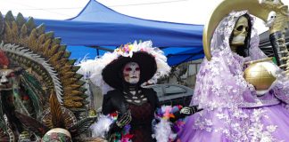 Foto: Ataque en Guanajuato, México deja tres muertos, incluida la líder de culto de la Santa Muerte/Cortesía