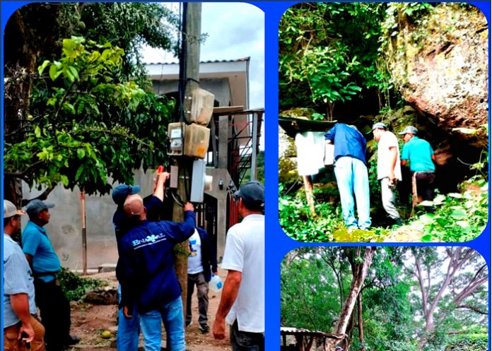 Foto: Restablecimiento del servicio de agua en San Jerónimo, Teustepe/ Cortesía