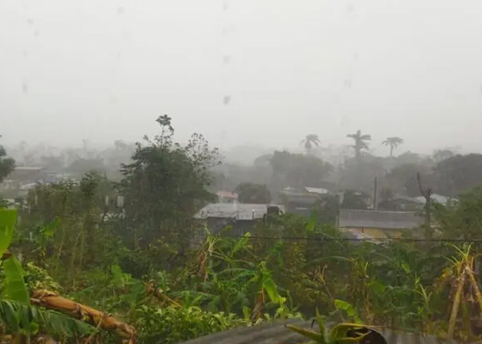 Foto: Tormenta Rafael se intensifica en Cuba /cortesía 