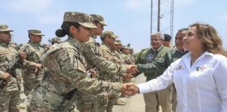 Foto: Perú bajo protección militar /cortesía