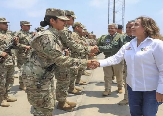 Foto: Perú bajo protección militar /cortesía