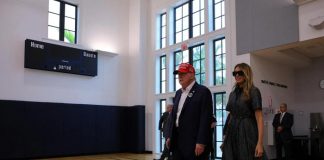 Foto: Donald Trump vota /cortesía