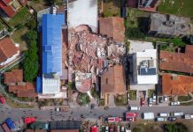 Foto: hotel derrumbado en Argentina /cortesía