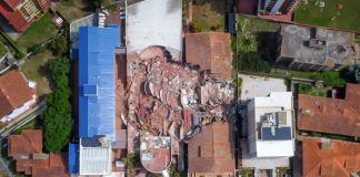 Foto: hotel derrumbado en Argentina /cortesía