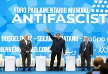 Foto: Venezuela clausura foro antifascista /cortesía