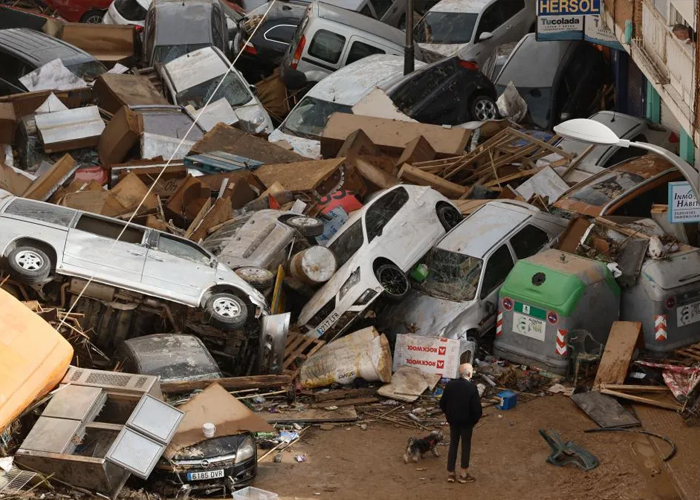 Foto: Tragedia en Valencia España /cortesía 