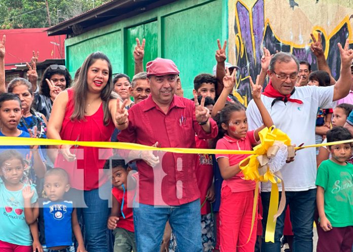 Foto: reconstrucción de sus calles de las Torres en Managua/TN8