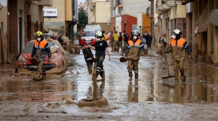 Foto: España en alerta roja por intensas lluvias torrenciales