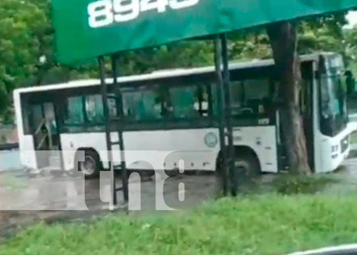 Foto: accidente de tránsito ocurrió en el sector de Casa Pellas, Managua/TN8