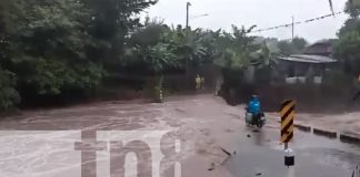 Foto: Hombre arrastrado por la crecida de un río en Chontales/TN8