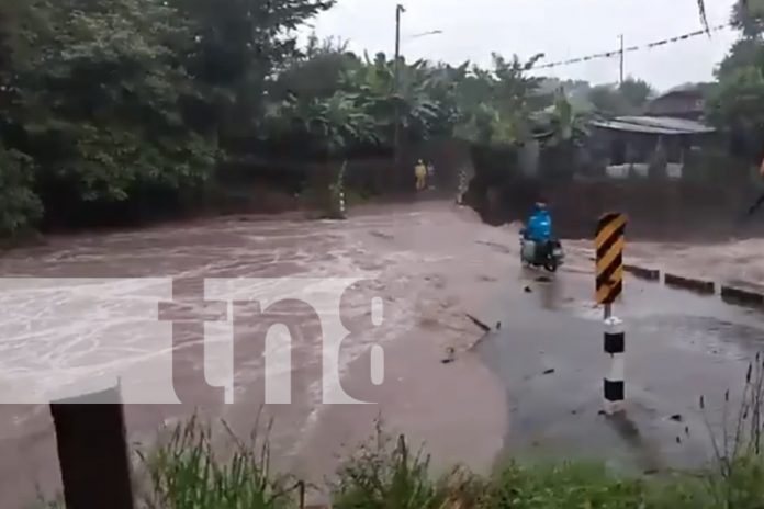 Foto: Hombre arrastrado por la crecida de un río en Chontales/TN8