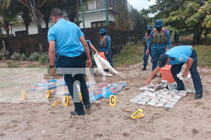 Foto: En menos de 8 días, la Fuerza Naval suma otro logro: 151 tacos de droga incautados al sur de Masachapa. ¡Otro golpe al narcotráfico!/TN8