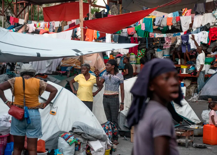 Foto: En Haití más de 20.000 personas han sufrido/Cortesía desplazamientos