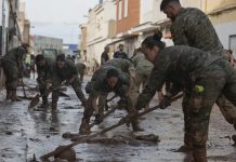 Foto:España moviliza 500 soldados para operaciones de rescate antes las lluvias / Cortesía