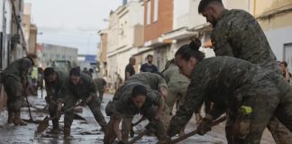 Foto:España moviliza 500 soldados para operaciones de rescate antes las lluvias / Cortesía