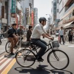 Foto: Nueva ley en Japón: uso de móviles en bicicletas sancionado con hasta seis meses de cárcel